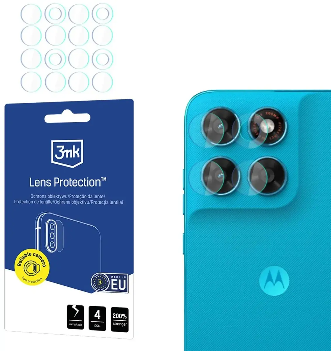 3MK objektīva aizsargs Motorola Moto G87