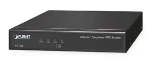 PLANET IPX-1100 IP PBX sistēma 100 lietotājiem ar audio kodeku atbalstu