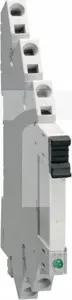 Lovato Electric HRA101CE024S Electromagnetic Interface Relay with Socket, 24VAC/DC Control, 1C/O, 6A, Spring Terminals