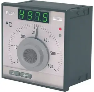 Lumel RE55 Analog PID Temperature Controller for Pt100 Sensor 0-400°C with Configurable Relay Output