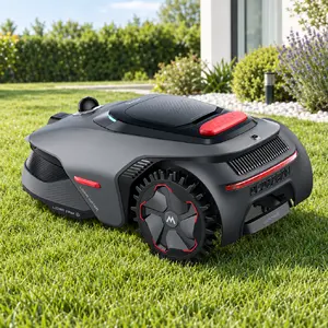 Dreame LiDAX Ultra 1200 Robotic lawn mower Battery Grey, Red, Black