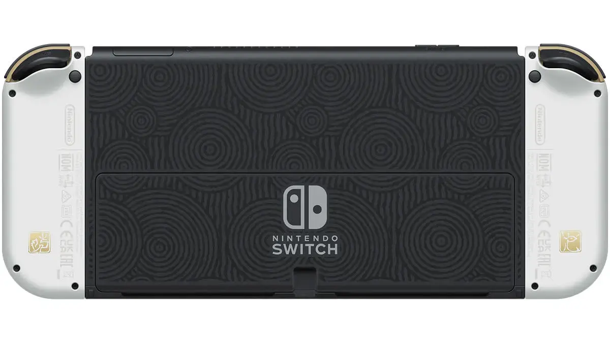 Portatīvā konsole Nintendo Switch OLED 64 GB zelta krāsā Photo 5