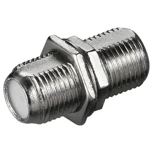 Goobay WE 1134 BNC-F to BNC-F Adapter, Stainless Steel