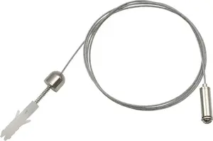 Kanlux ROPE-NT 150 SINGLE Steel Suspension Cable for BRAVO LED 45W and 55W Panels