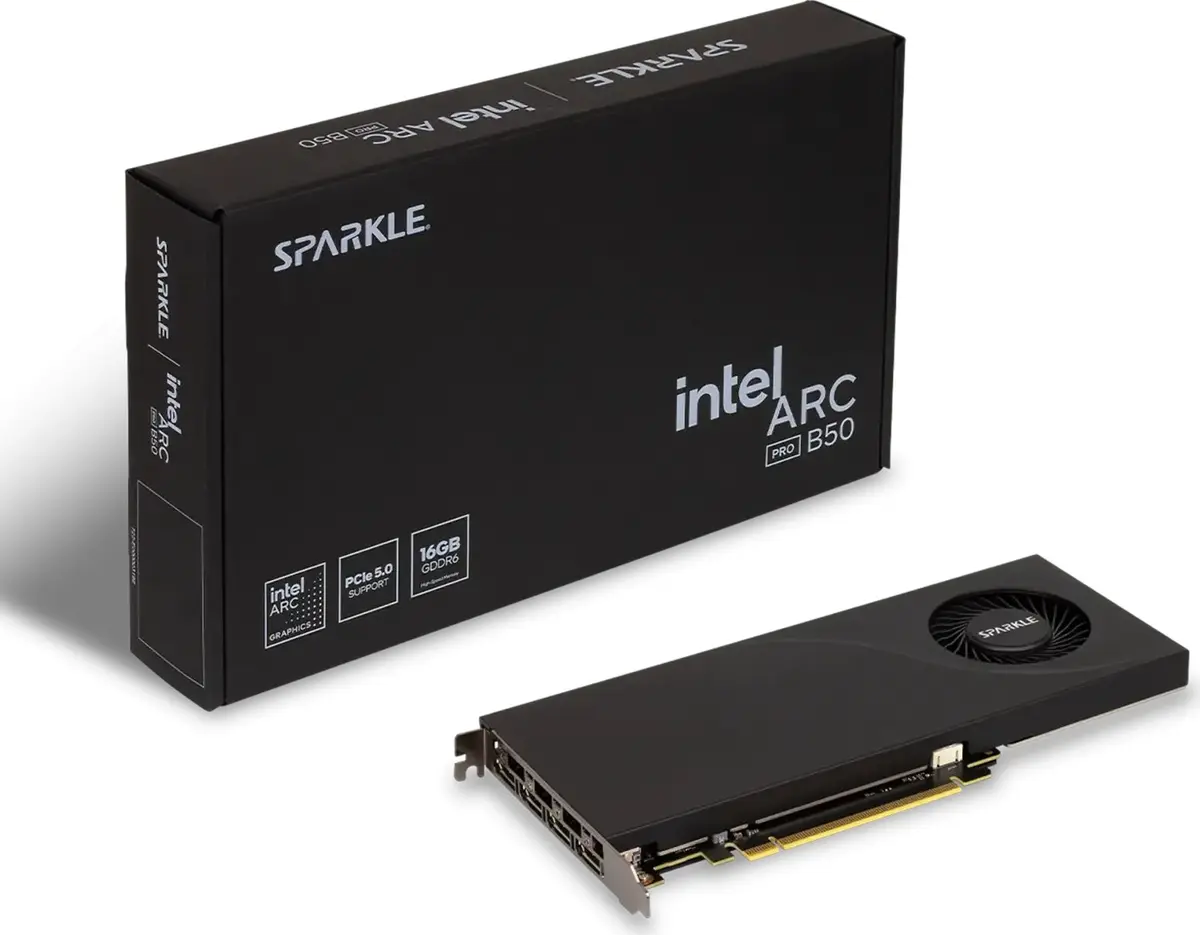 Sparkle B50 Pro Intel Arc grafiskā
