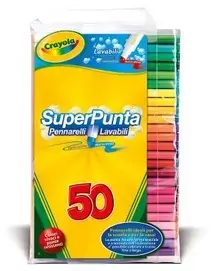 Набор фломастеров Crayola 7555, 50 штук, разноцветные