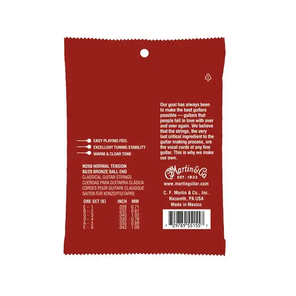 Струны для классической гитары Martin Strings 41Y18M260 Photo 2