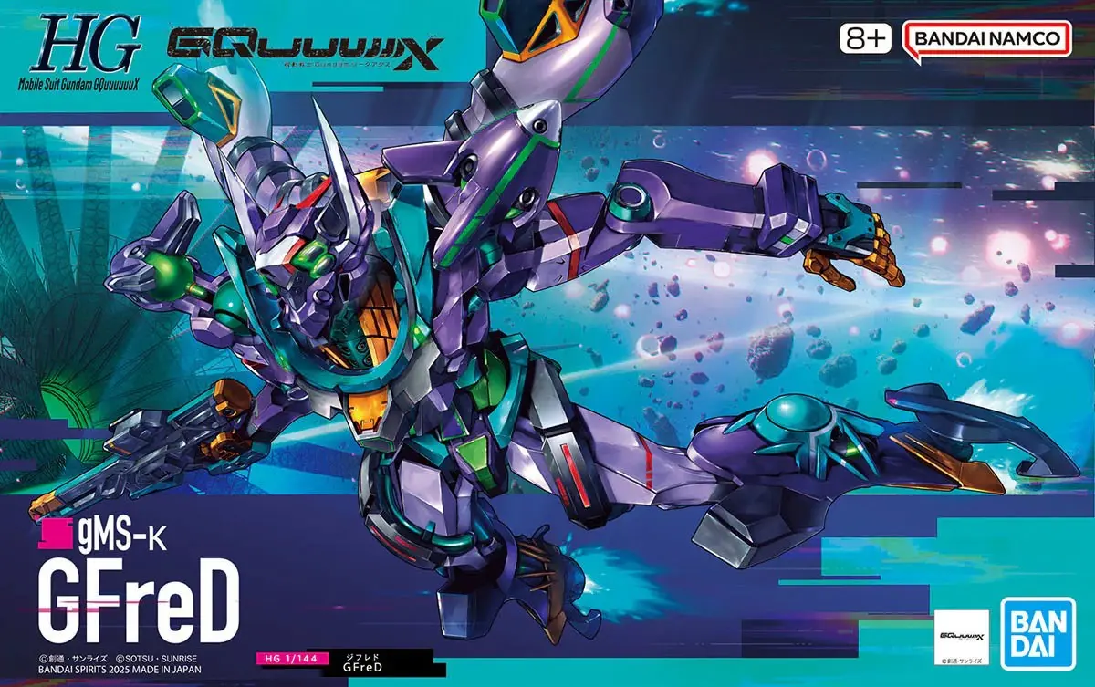 GUNPLA HGGQ 1/144 GFreD modeļu komplekts