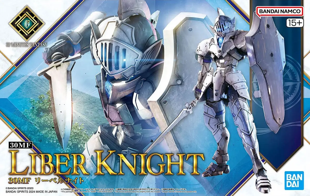 GUNPLA 30MF Liber Knight darbības figūriņa