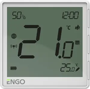 ENGO Controls EONE-BATW ZigBee Battery-Powered Thermostat White