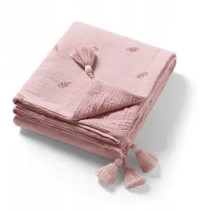 PurePower BABY ONO 1566/01 Muslin Baby Blanket Pink