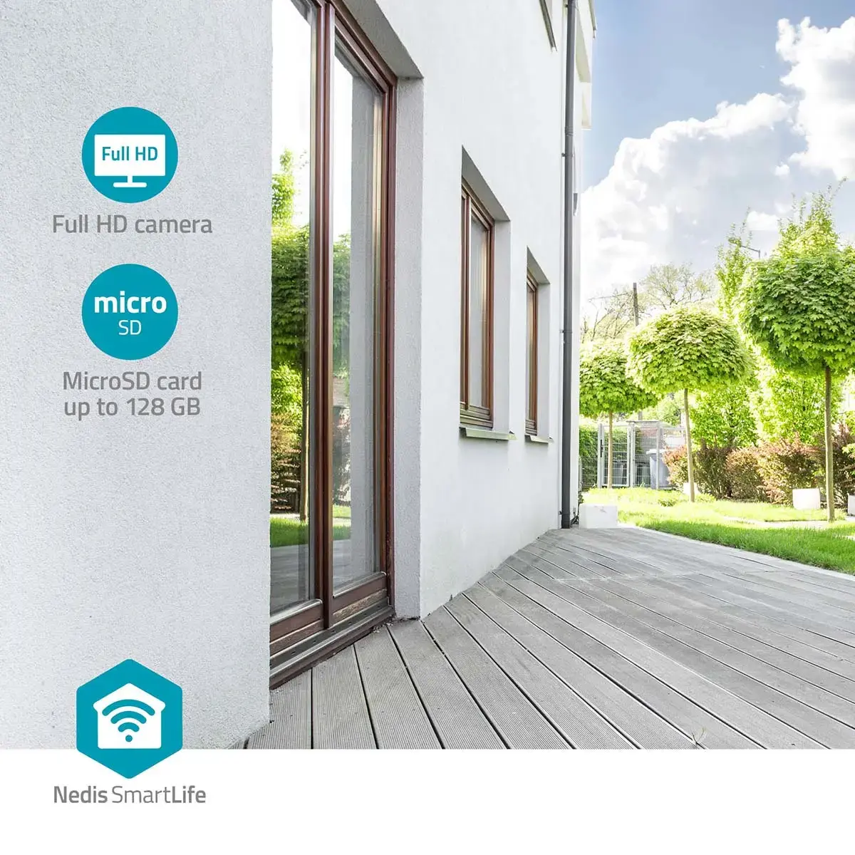 Nedis WIFICOL10CBK āra IP drošības kamera Photo 17