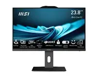 MSI PRO AP242P 14M-1090XEU All-in-One PC, 23.8" FHD, Intel Core i3-14100, 16GB RAM, 512GB SSD, No OS, Black