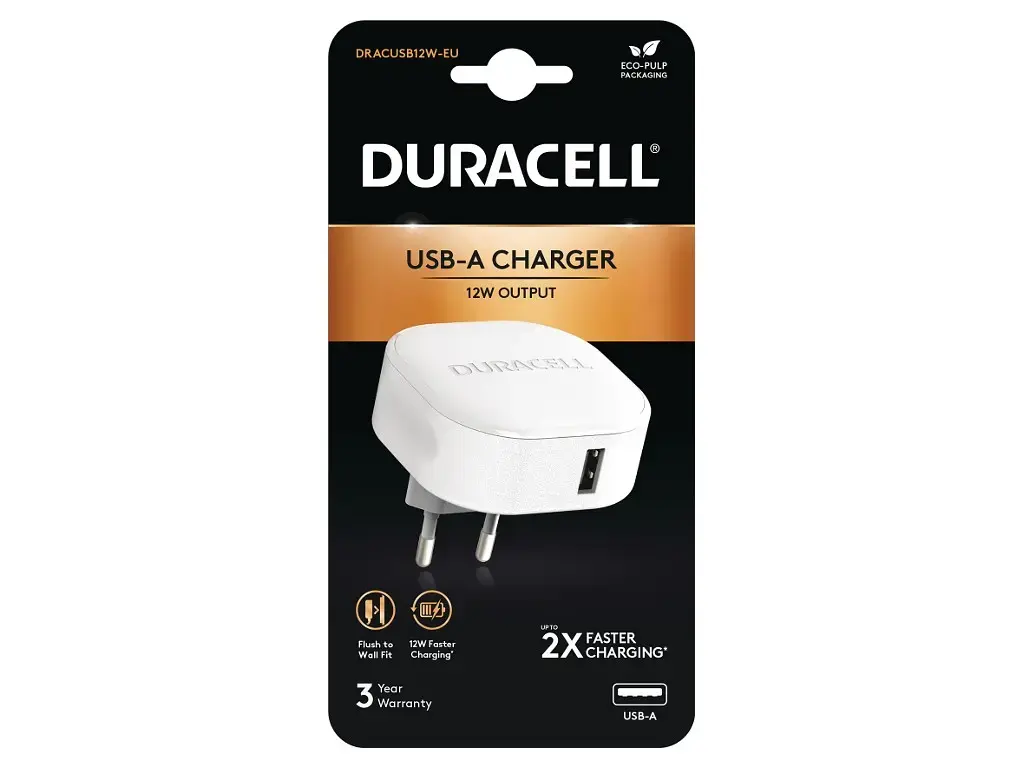 Duracell DRACUSB12W-EU USB sienas lādētājs Photo 2
