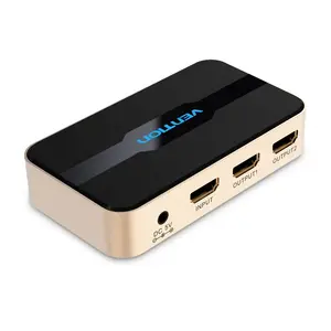 Vention 1 In 2 Out HDMI Splitter 4K@30Hz, Aluminum Alloy Housing