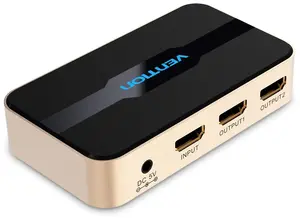 Vention 1 In 2 Out HDMI Splitter 4K@30Hz, Aluminum Alloy Housing