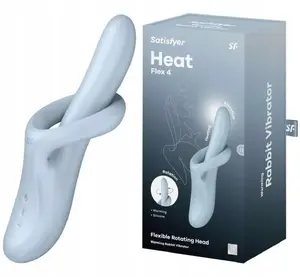 Стимулятор клитора Satisfyer Heat Flex 4, синий