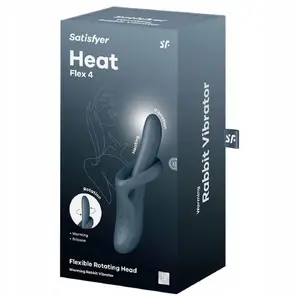 Стимулятор клитора Satisfyer Heat Flex 4, серый