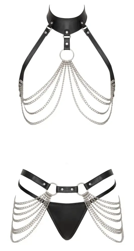 Комплект из 3 предметов Bad Kitty Harness S-L Photo 9