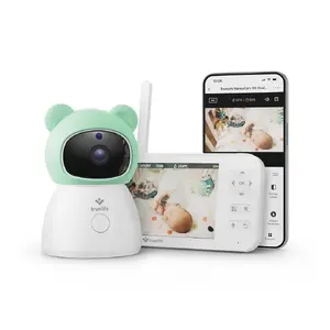 Bērnu uzraudzības kamera TrueLife NannyCam R6 Dual Smart ar 5 collu LCD ekrānu