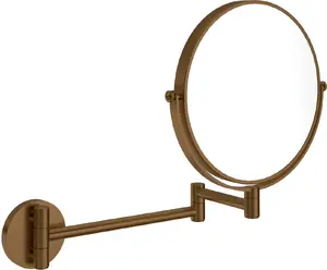 Deante ADR_C811 Wall-Mounted Double-Sided Cosmetic Mirror with Adjustable Arm