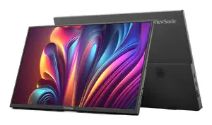 ViewSonic VA1650 16-inch Full HD IPS LED Monitor with Built-in Speakers and USB Hub