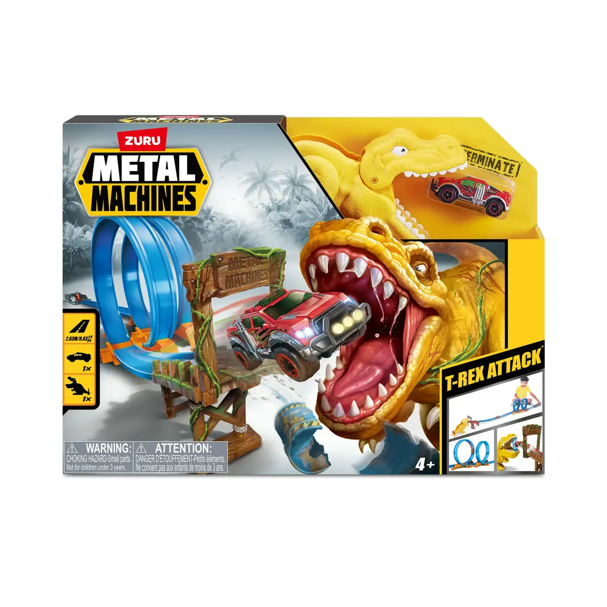 Игровой набор Mentor Metal Machines T-Rex Attack Photo 2