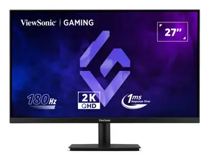 ViewSonic VX27G1-2K 27-inch IPS Quad HD LED Monitor, 2560 x 1440 Resolution, 180Hz Refresh Rate, Black