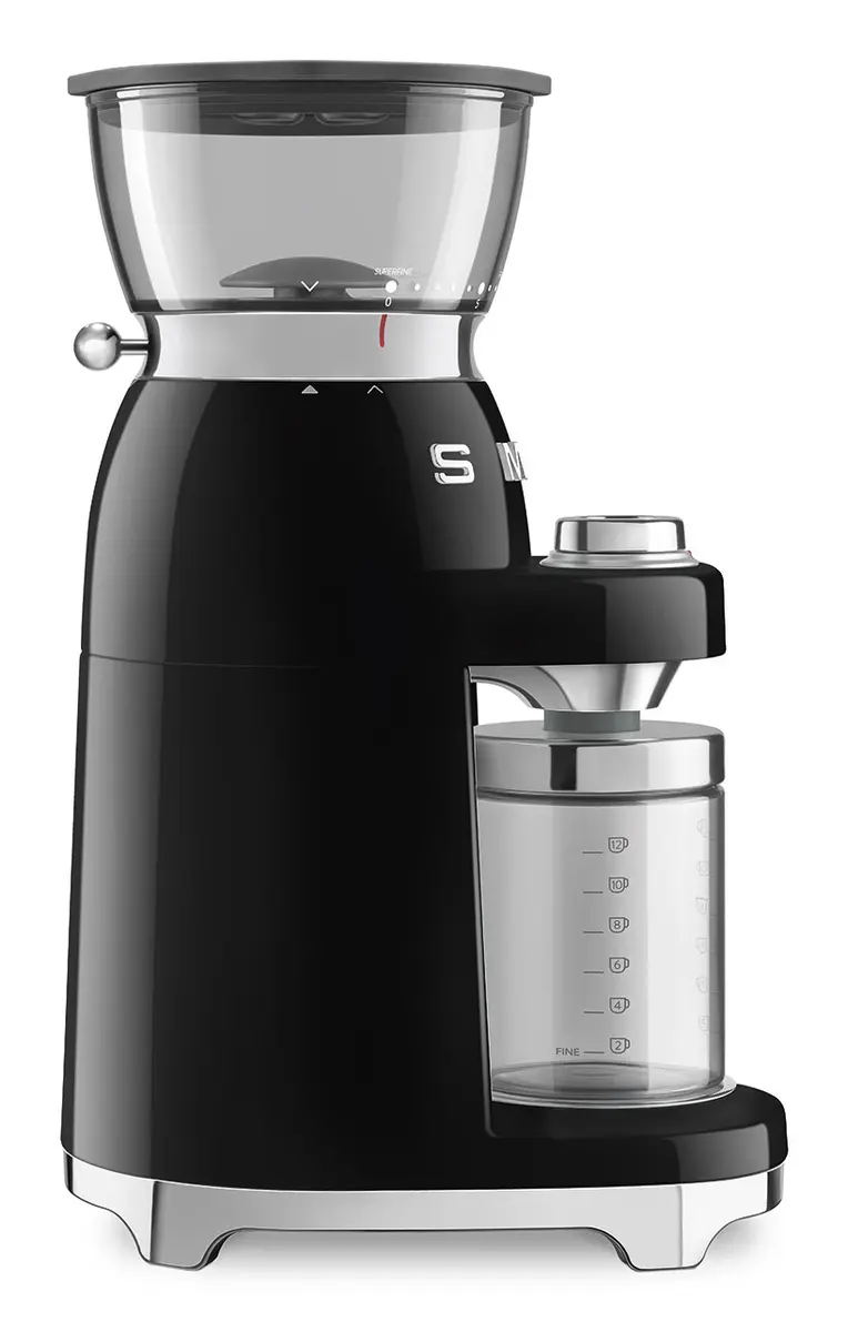 Smeg CGF03BLEU Coffee Grinder Black Photo 3