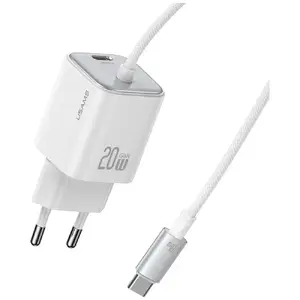 Usams 20W GaN Fast Charger with Included Cable