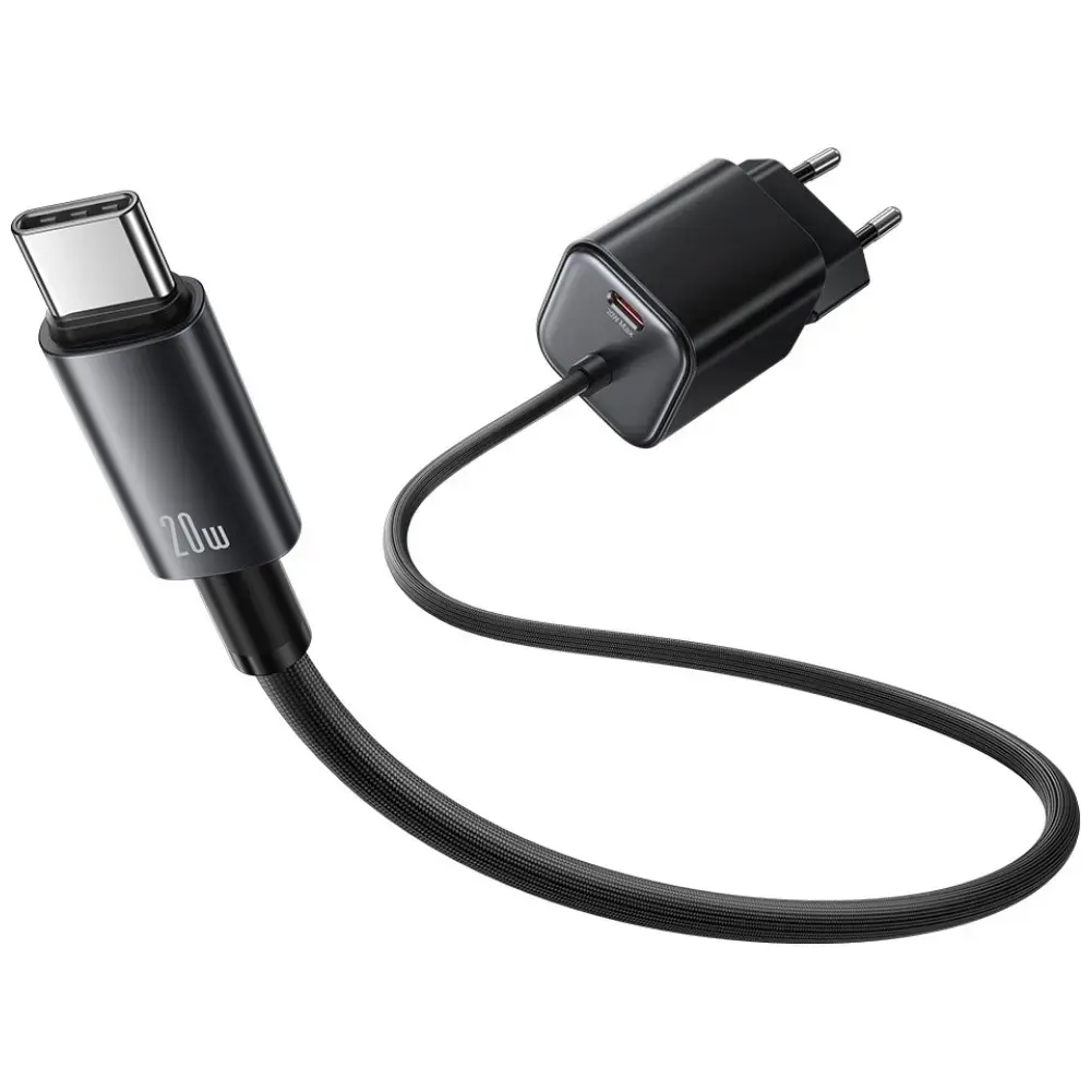 Сетевое зарядное устройство Usams 20W GaN с кабелем Photo 5