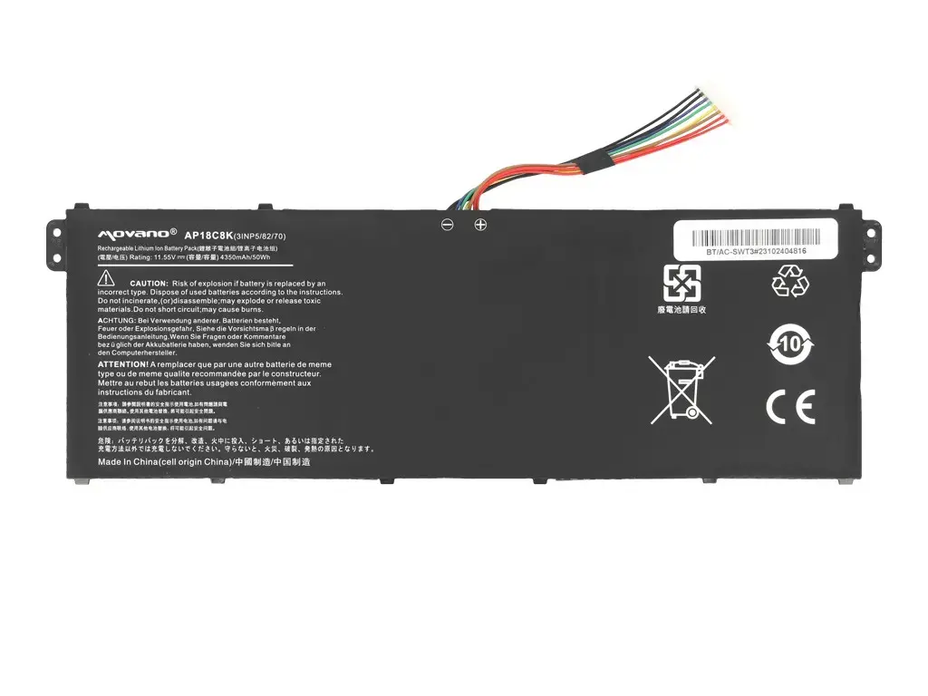 Movano Battery for Acer Swift 3, Swift 5, TravelMate P215-52 Photo 5