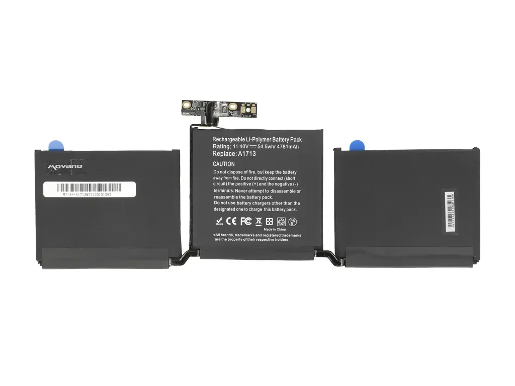 Movano A1713 Battery for Apple MacBook Pro 13 A1708 Photo 5