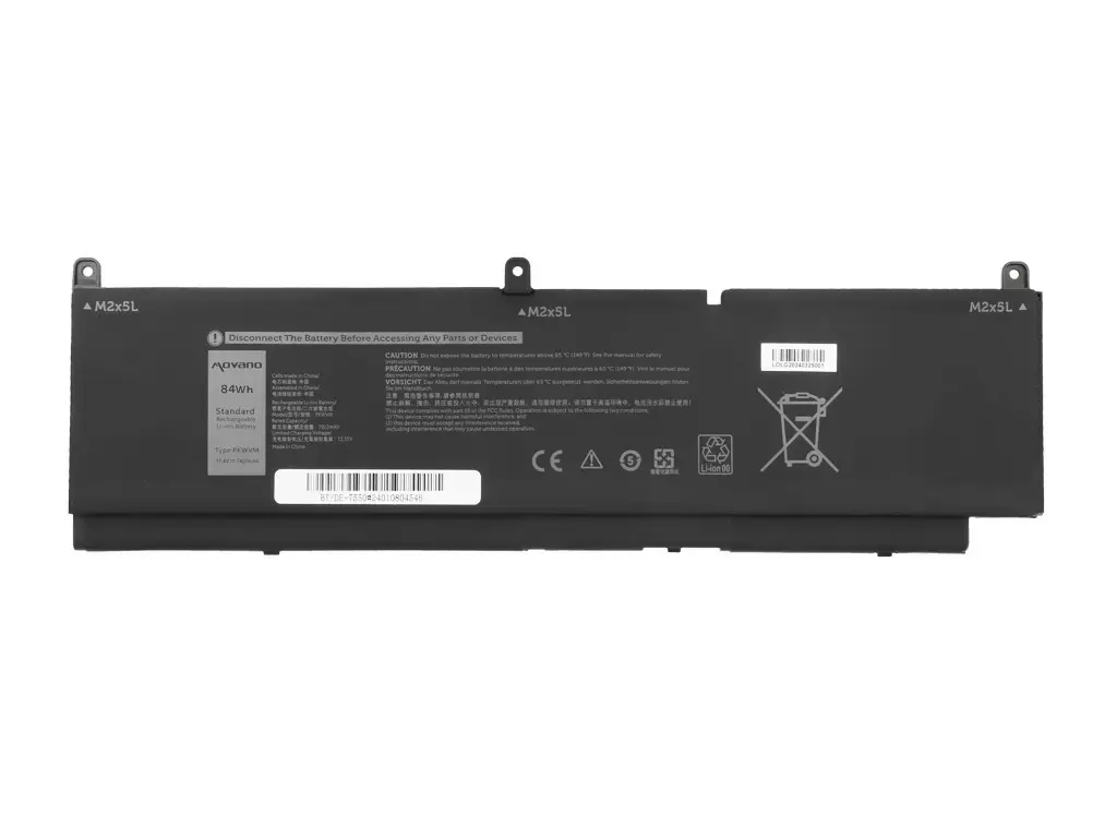 Movano BT/DE-7550 Battery for Dell Precision 15 7550, 7560, 7760 Photo 4