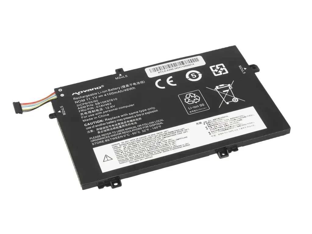 Movano Battery for Lenovo L480 L490 L580 L590 L14 L15 Photo 2