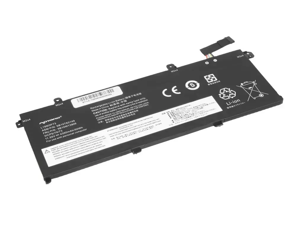 Movano L18M3P73 Battery for Lenovo ThinkPad T490 T495 P43s P14s Photo 2