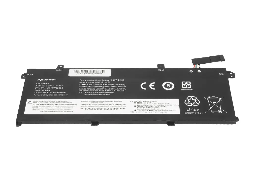 Movano L18M3P73 Battery for Lenovo ThinkPad T490 T495 P43s P14s Photo 3