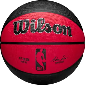 Баскетбольный мяч Wilson NBA Team City Edition Miami Heat, размер 7, красный