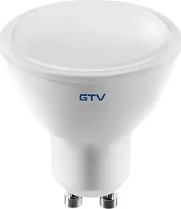 GTV LED Light Bulb, Dimmable, 7W, 560lm, GU10, 3000K