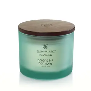 Chesapeake Bay Balance & Harmony Scented Wax Candle, Round, Green