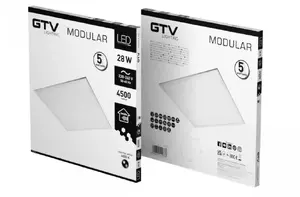 GTV MODULAR LED panelis 28W 4500lm 4000K IP54