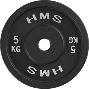 HMS TCN05 Weight Plate 5.0 kg Black