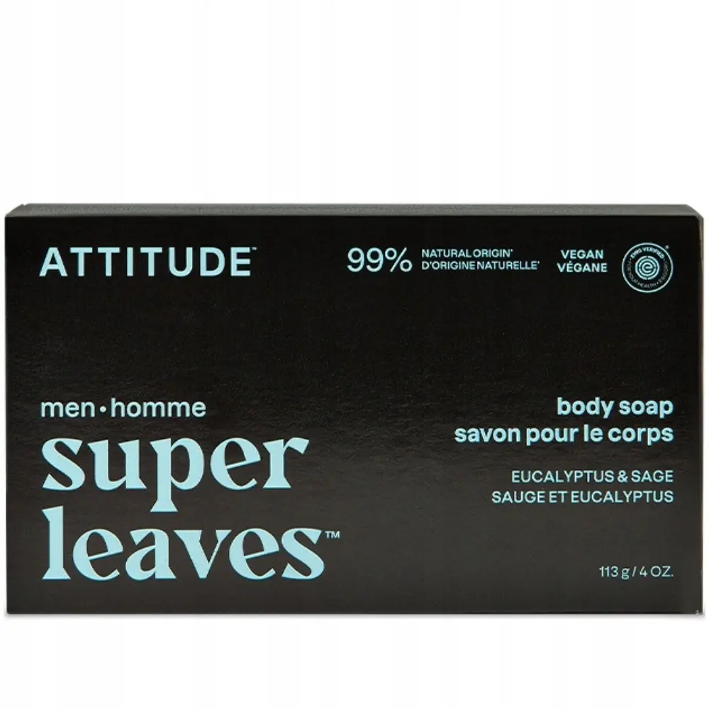 Attitude Super Leaves Men ķermeņa ziepes