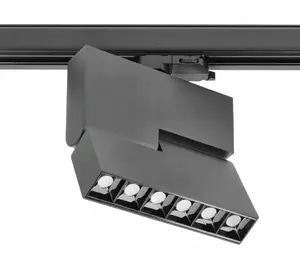 GTV SIERRA 3-Phase Track Spotlight 18W 1620lm 4000K IK09 Black