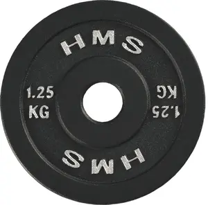 HMS TCN01 Cast Iron Weight Plate 1.25 kg Black
