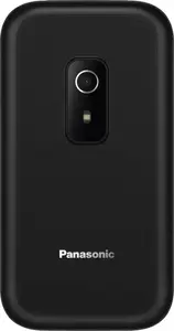 Мобильный телефон для пожилых людей Panasonic KX-TF600EXB, 2.8-дюймовый дисплей, раскладной корпус, черный