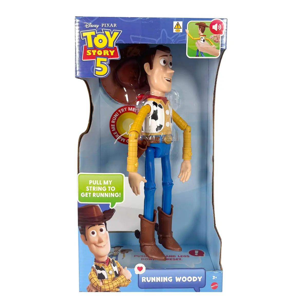 Mattel Toy Story 5 skrienošā Vudija interaktīvā figūriņa Photo 6