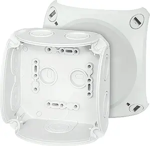 Hensel DK 0400 GZ Junction Box, IP66, Grey, Without Terminals