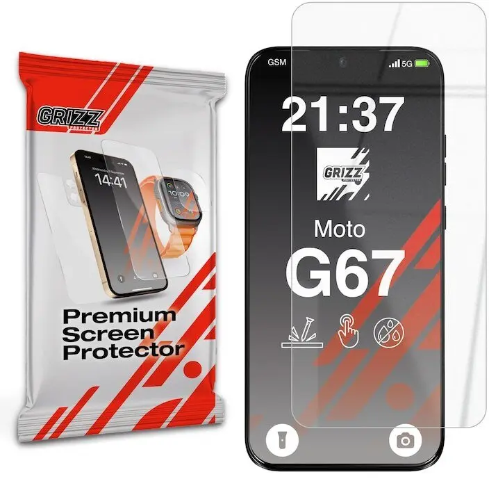 GrizzGlass HybridGlass hibrīda ekrāna aizsargstikls Motorola
