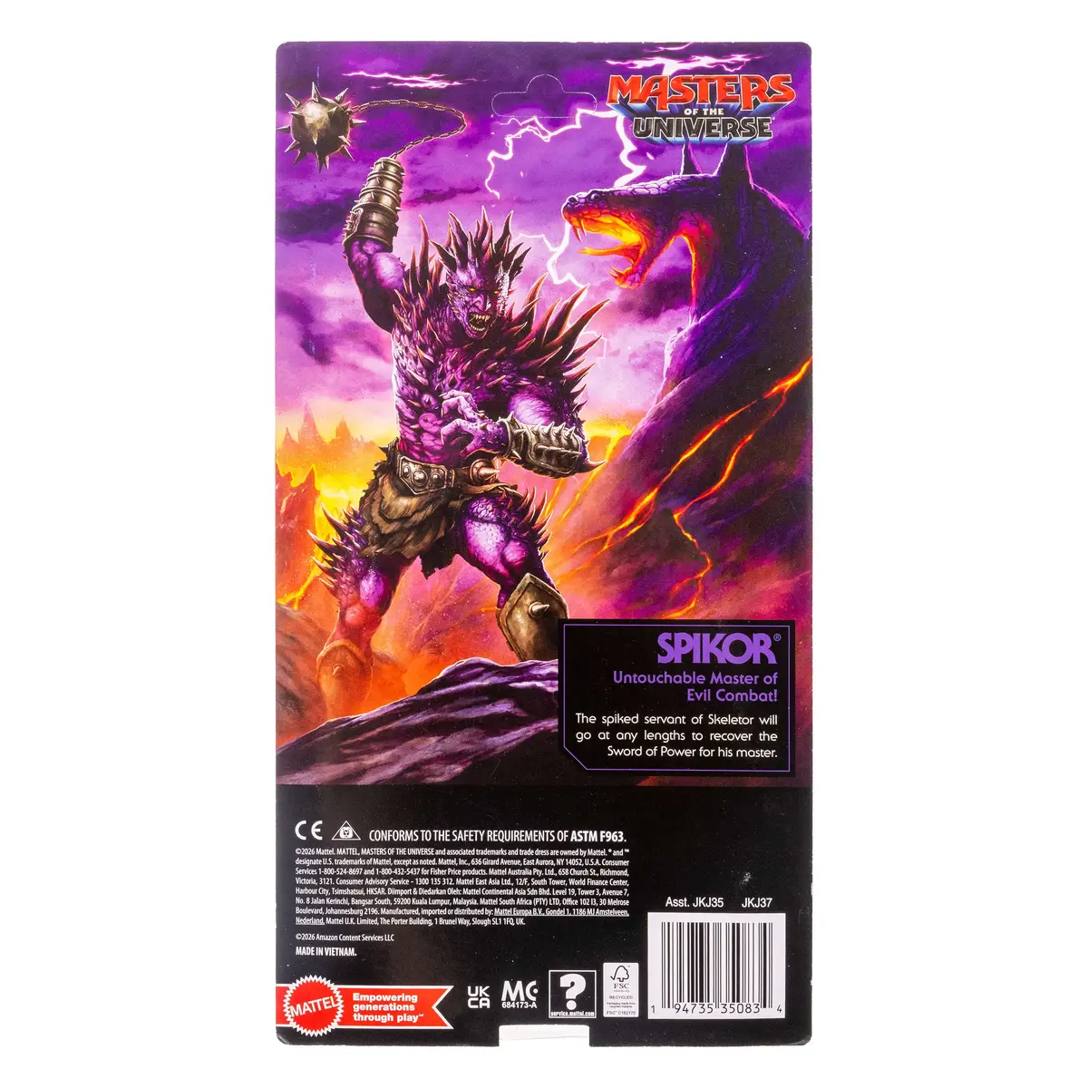Фигурка Mattel Masters of the Universe Origins Spikor Photo 6